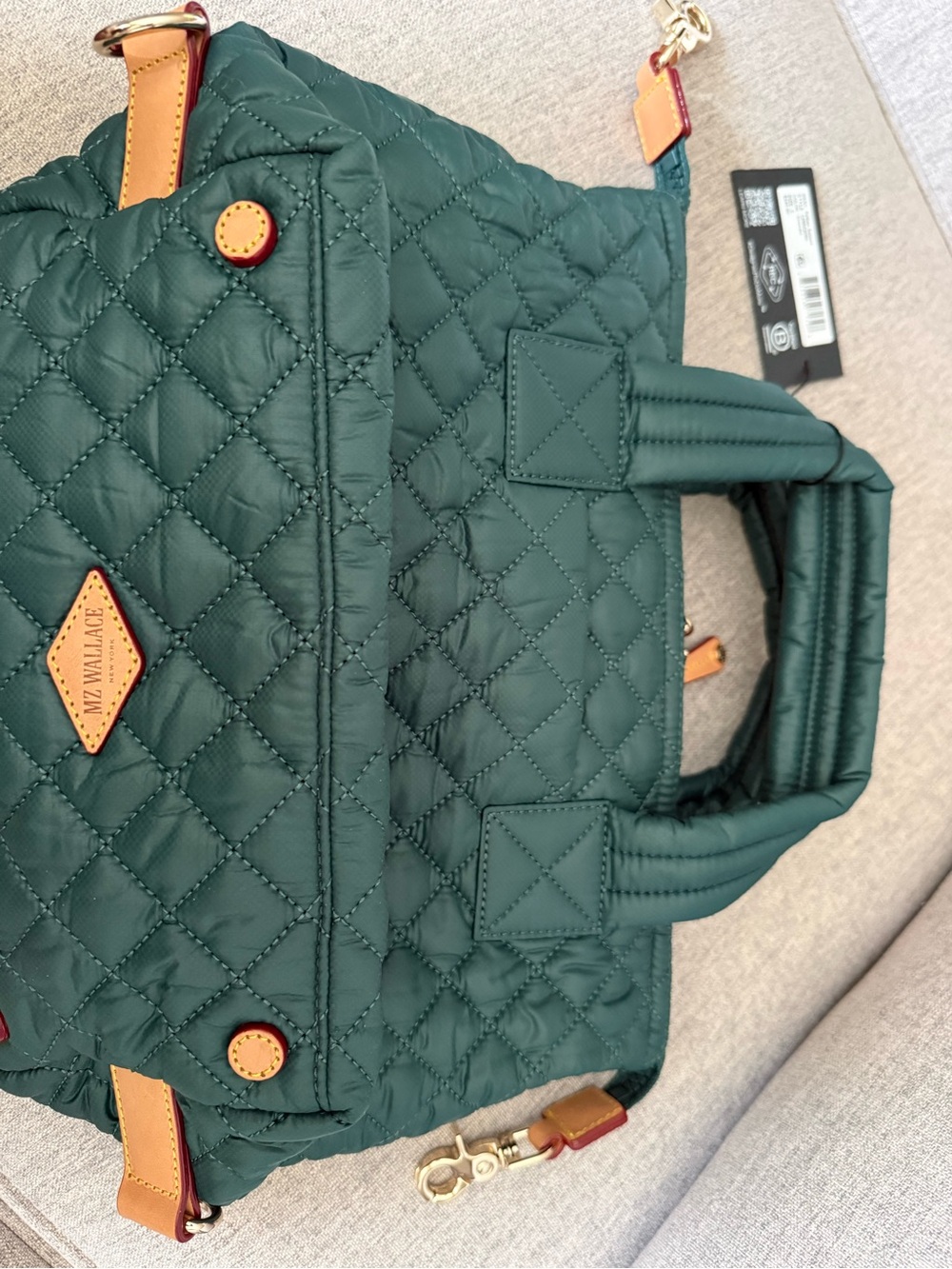 NWT MZ Wallace Small Sutton deluxe in emerald - Picture 2 of 4